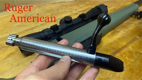 How To Take The Bolt Out Of A Ruger American Rifle Youtube
