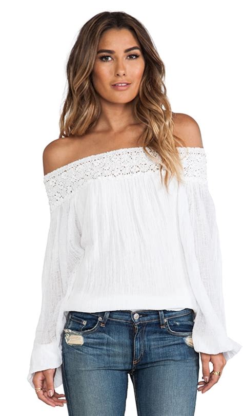 Jens Pirate Booty Whipping Post Tunic In White Revolve