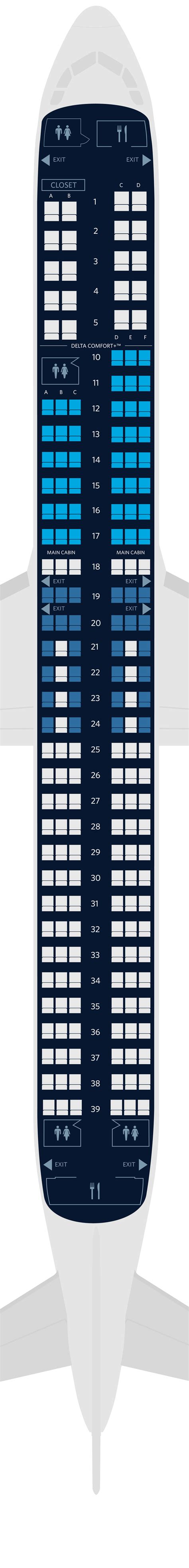 Airbus A Neo Seat Maps Specs Amenities Delta Air Lines