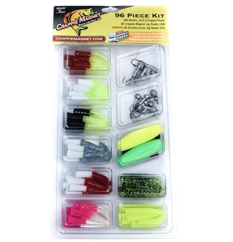 96 Piece Crappie Magnet Kit Assorted Ramsey Outdoor