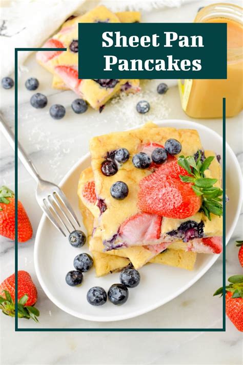 How To Make Sheet Pan Pancakes With Pancake Mix Recipe Delicious