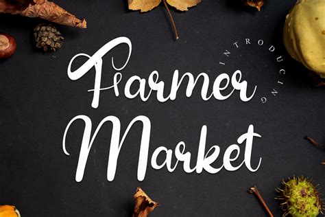 Farmer Market Font By Babyart · Creative Fabrica