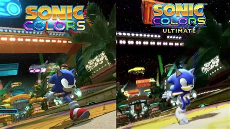 Sonic Colors Wii Vs Sonic Colors Ultimate Comparativa Gráfica En Video