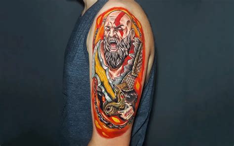 46 Striking God Of War Tattoo Ideas To Battle Your Demons All About