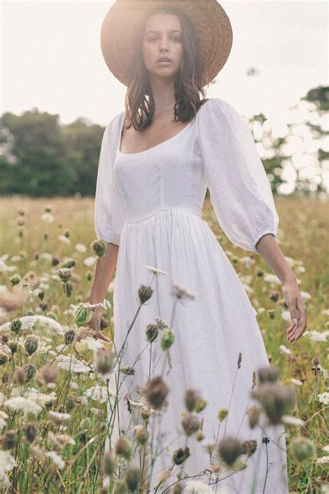 The Bellflower Dress In Blanc Linen Kara Thoms Boutique