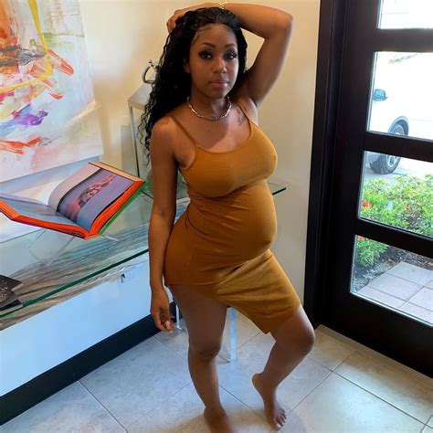 Fashion Nova Maternity City Girl Yung Miami Shows Off Her