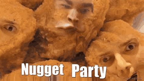 Nugget Chicken Gif Nugget Chicken Party Gif