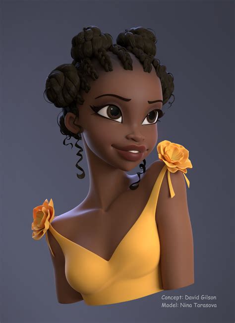 Artstation Tiana Nina Tarasova 3d Character Animation 3d Model