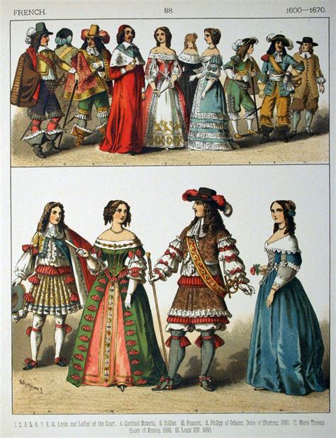 1600 France 17th Century Fashion Historical Costume Renaissance Fashion
