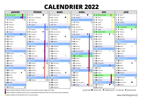 Calendrier 2022 Avec Vacances Scolaires Pdf Calendrier Juin 2022