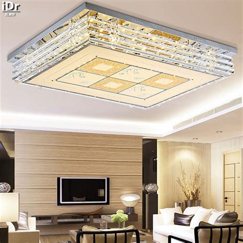 Changing color modern room furniture with led lighting design. Fashion Ceiling Lights Bedroom flat lighting LED interior ...