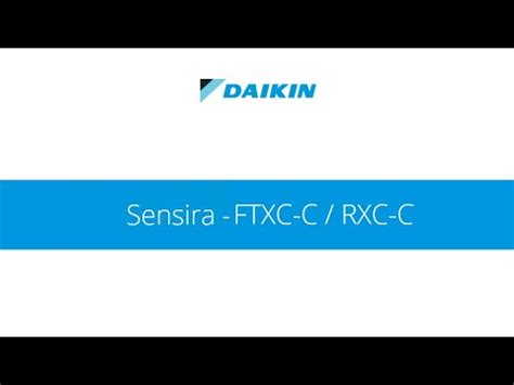 Daikin Sensira Ftxc C Aer Conditionat Youtube