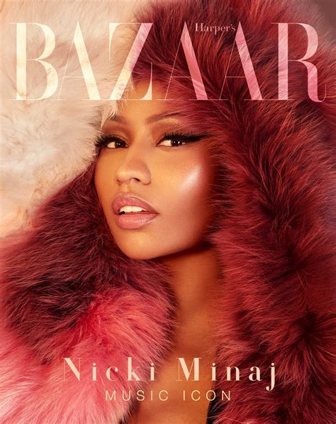 Cover art of nicki minaj albums, songs, and videos. Nicki Minaj dazzles on the Icon cover of Harper's Bazaar ...