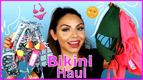 Summer Bikini Haul 2017 Affordable Swimsuit Haul Youtube