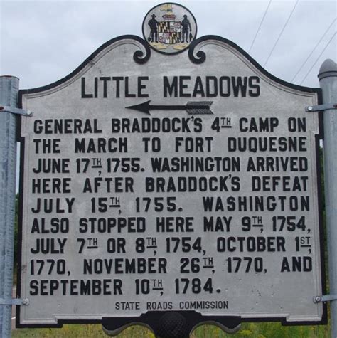 Little Meadows Maryland Historical Markers On
