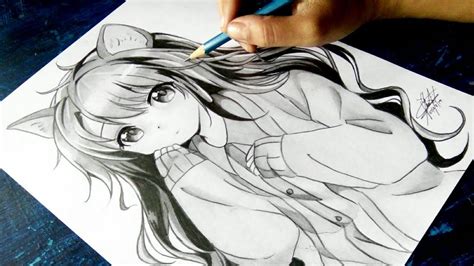 How To Draw Anime Neko Anime Drawing Tutorial For Beginners