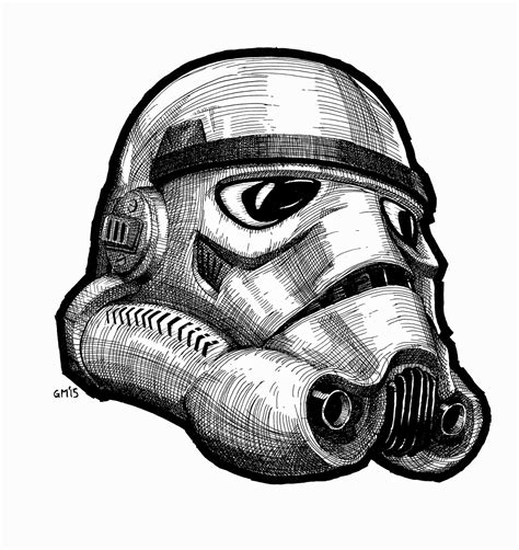 Gordon Mackay Illustration Stromtrooper Helmet