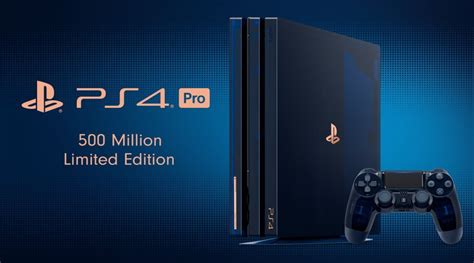 Ps4 Pro 500 Million Limited Edition Unboxing Video Playstation 4