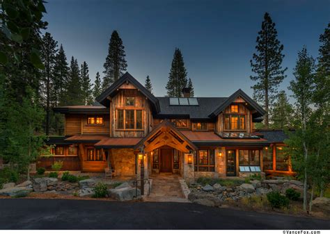 Ideas Modern Rustic Mountain Home Design Features Chic