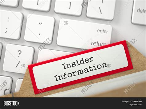Insider Information Image And Photo Free Trial Bigstock
