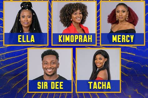It was a challenge of the 15 housemates who were up for the possible eviction as tega, michael, peace, and boma left the show empty handed without winning the n90 milion naira worth pries. Meet the housemates nominated for eviction [Photo ...