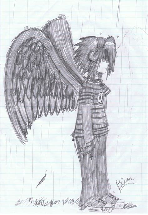 Emo Angel By Baconzombie On Deviantart