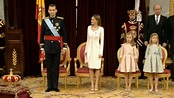 The Royal Family of Spain, day of Proclaim like King Felipe VI, Queen ...