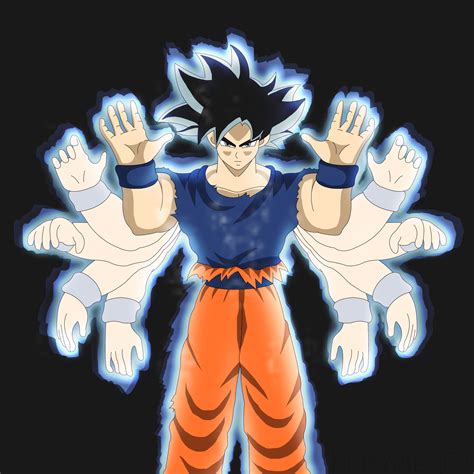 Pixel Art Dragon Ball Super Goku Ultra Instinct