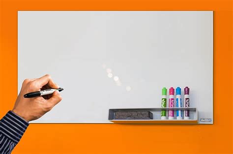 Mockup Whiteboard Hand Write Font Blackboard Office Business