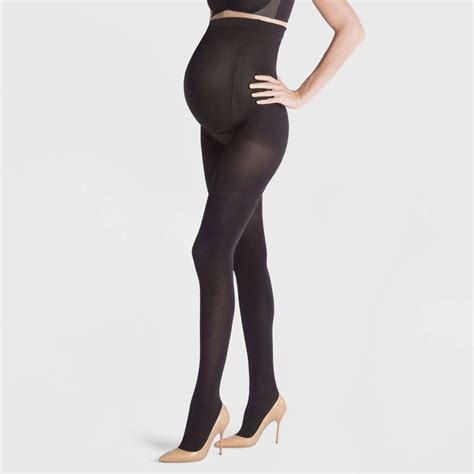 Assets By Spanx Women S Maternity Terrific Tights Black Maternity
