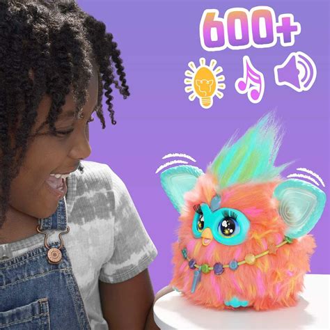 Hasbro Furby Coral Interactive Plush Toy No1 Christmas T 2023