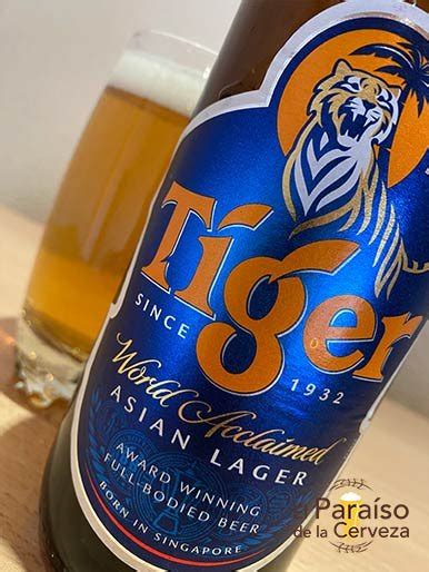 Cerveza Tiger Asian Lager de Singapur El Paraíso de la Cerveza
