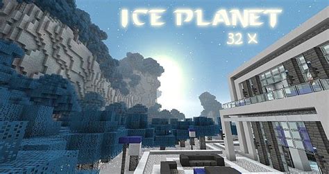 Ice Planet 32x32 Futuristic V43 Minecraft Texture Pack
