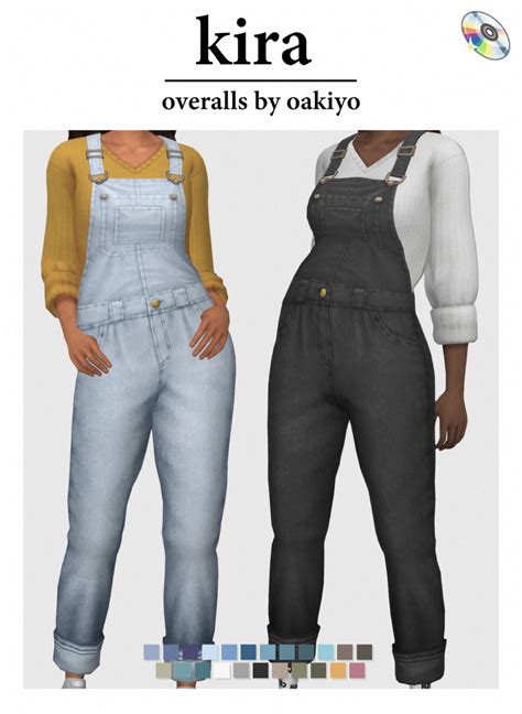 Kira Overalls Im So Happy With How This Came Out Oakiyo Sims 4