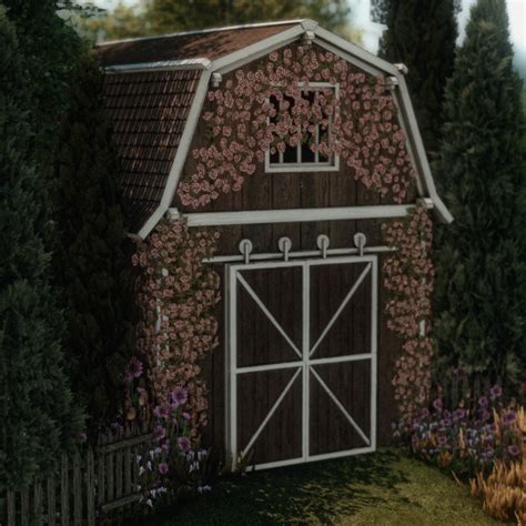 The Sims 4 Functional Rustic Animal Shed 193129 Download On