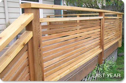 Horizontal slat railing brushed steel. 1x2 for wood deck baluster - Google Search | Deck stair ...