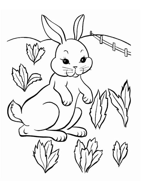 The coloring rabbit is not only an outstanding easter job but also one of the little animals that children like the most. Rabbits coloring pages. Download and print rabbits coloring pages