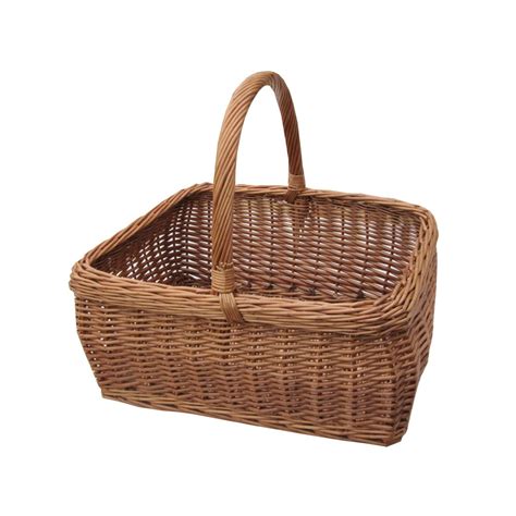 Buy Rectangular Large Wicker Shopping Basket From The Basket Company