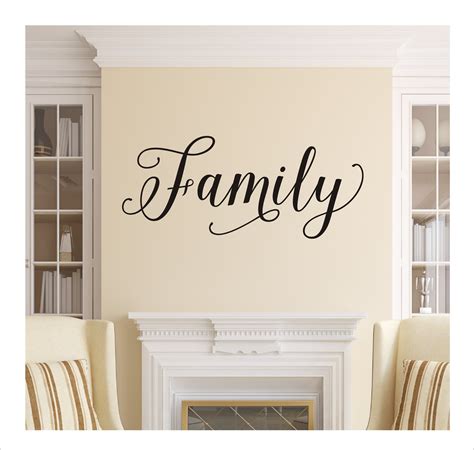 Family Wall Decal Vinyl Decal for Gallery Wall Family Wall Sticker Home ...