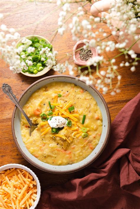 Vegan Potato Soup Cozy Peach Kitchen