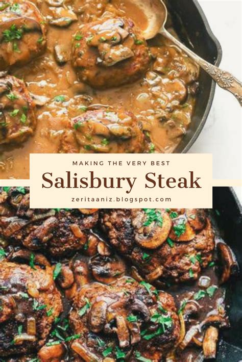 It is classic comfort food at it's finest! Recipes - Salisbury Steak - Recipes - Food and Drink ...