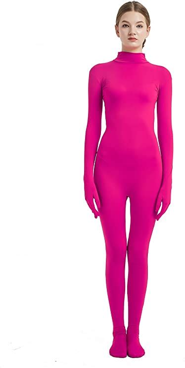 Full Bodysuit Womens Costume Without Hood Spandex Zentai Unitard Body