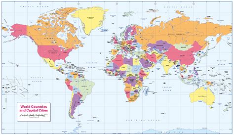 Why A World Map With Countries And Capitals Is Useful