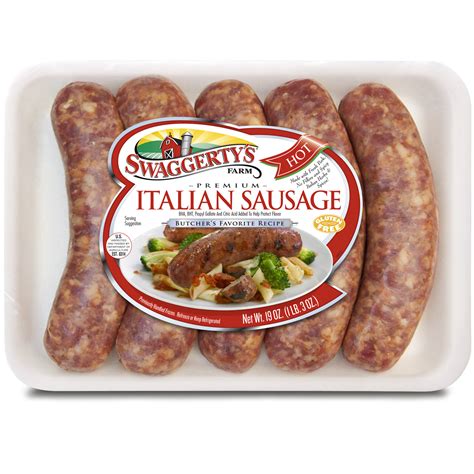 Swaggerty S Farm Swaggerty S Farm Italian Sausage Hot Oz