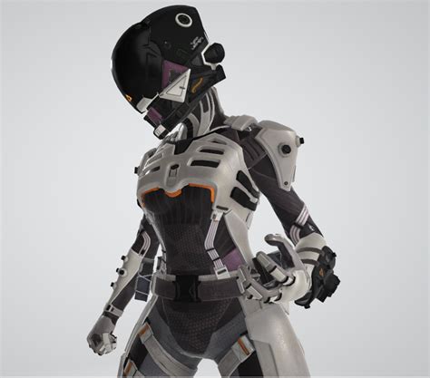 Wraith Cyber Ninja Apex Legends Free 3d Model In Woman 3dexport