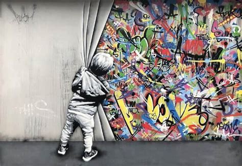 Graffiti Child Banksy Art Poster Banksy Art Street Art Kid Etsy