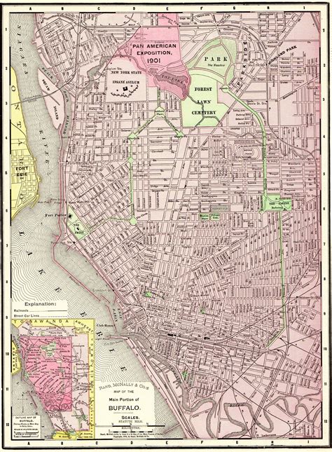 Street Map Of Buffalo Ny Map Of United States By States