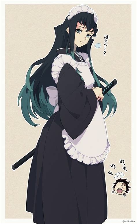 Muichiro Tokito Anime Maid Slayer Anime Maid Outfit