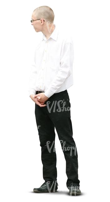 Cut Out Young Man Standing Vishopper