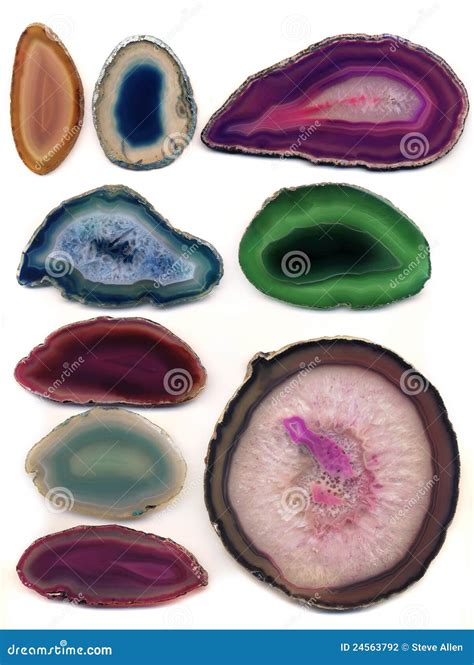 Geology And Minerals Geode Mineral Samples Stock Photo Image 24563792
